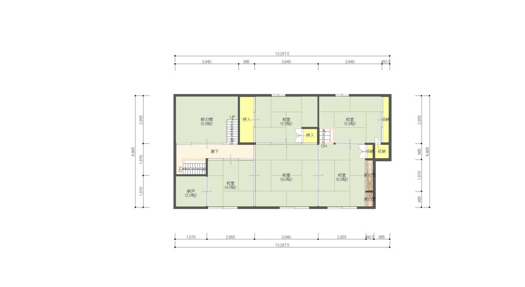 Floor plan for Large traditional house with agricultural land and earthen storehouse (R8-M-2)
