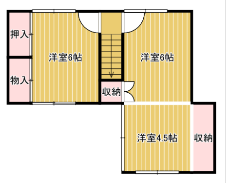 Floor plan for A-116 Compact property conveniently located near the station and supermarket ♪