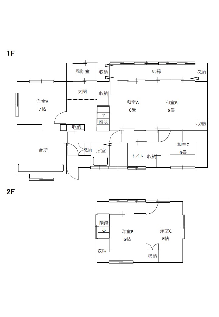 Floor plan for Empty home in Japan