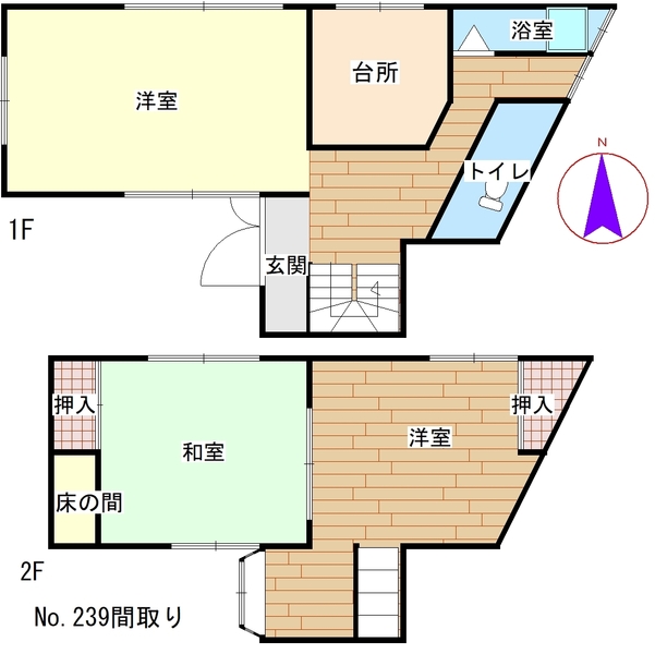 Floor plan for Wood house in Aki