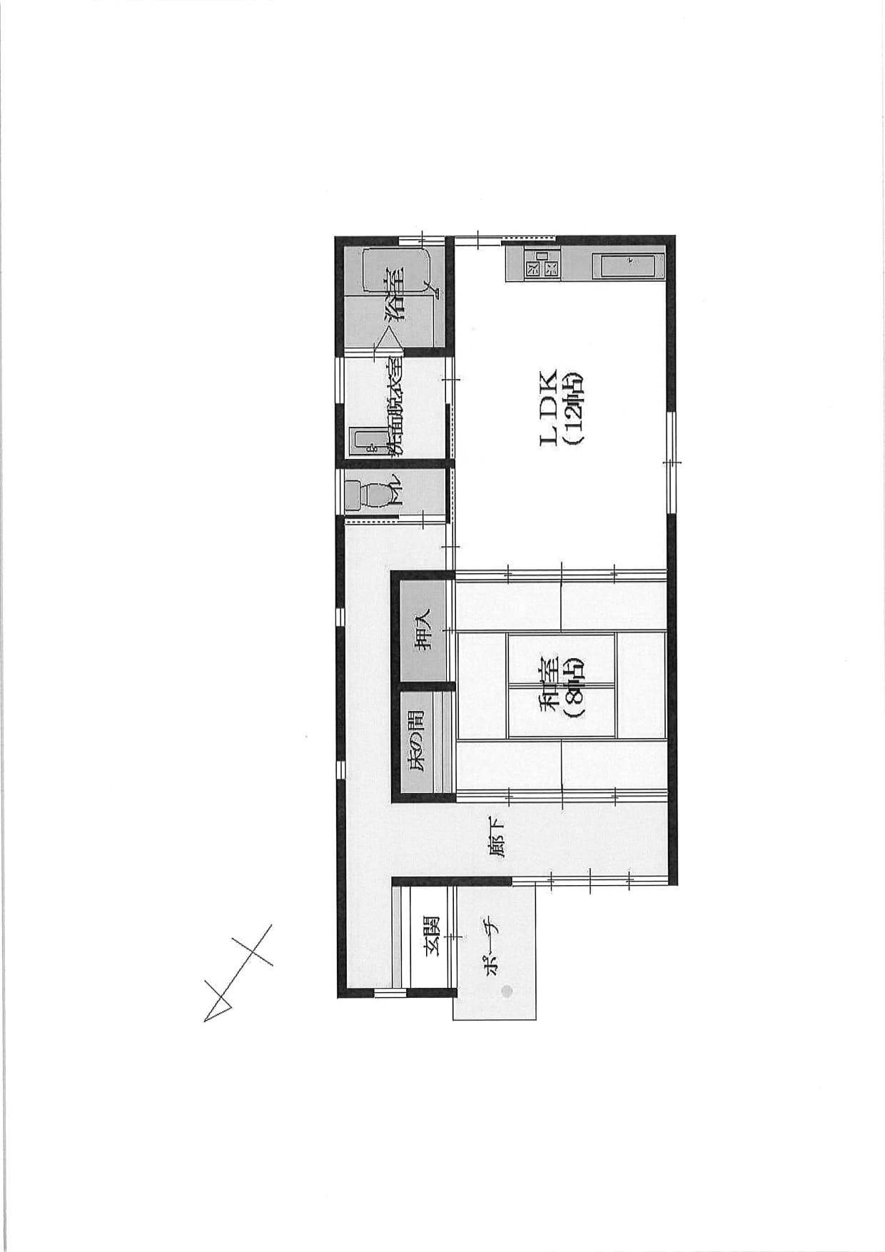 2000s wood house, 8-min walk to station, Fukui