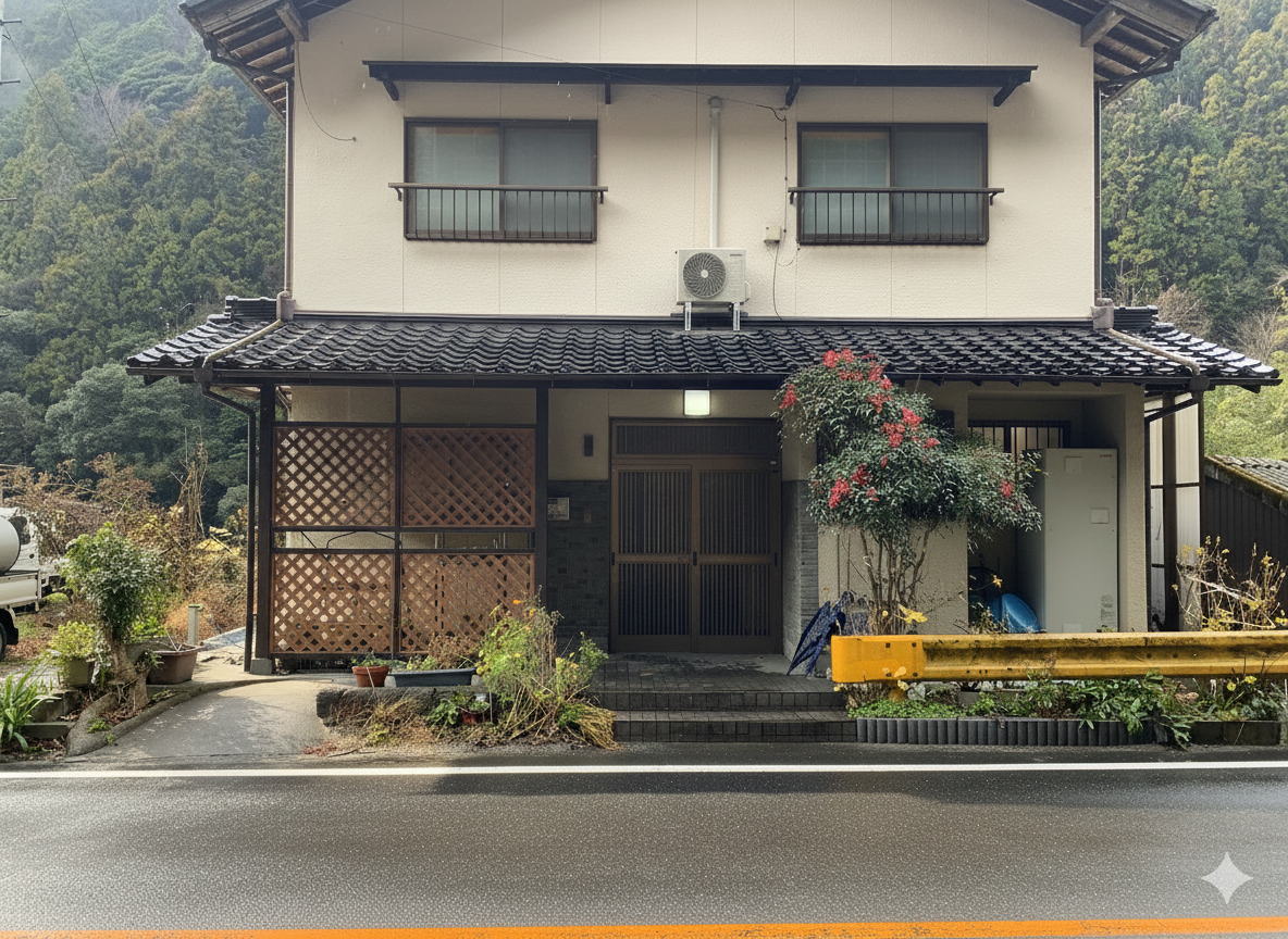 1980s wood house, 5-min walk to station, Yamaguchi