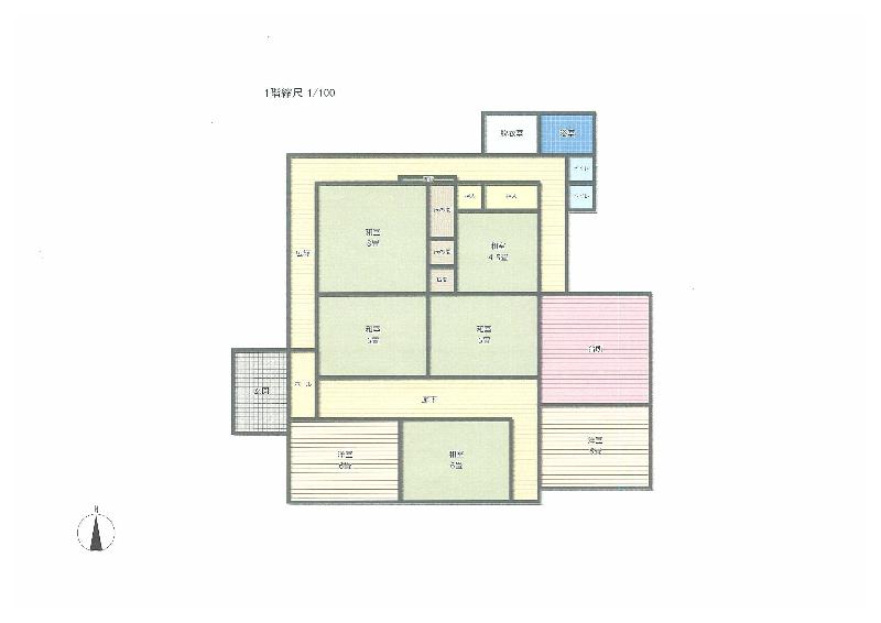 1970s wood house on a large plot in Kagawa