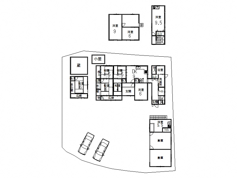 Floor plan for Wood house, 4-min walk to station, Ide, Kyoto
