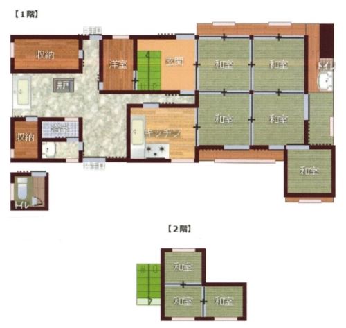 Floor plan for Wood house, 8-min walk to station, Hyogo