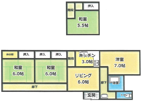 Floor plan for Empty home in Japan