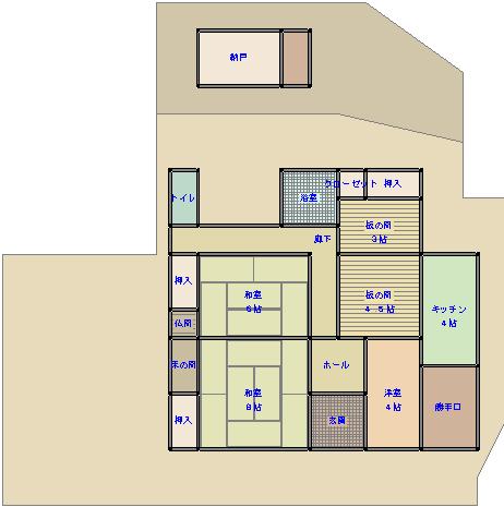 Floor plan for House in Mie