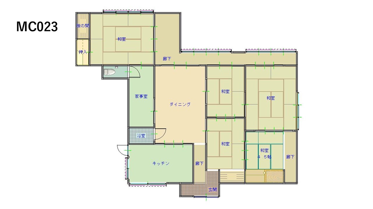 1960s wood house, 8-min walk to station, Okayama