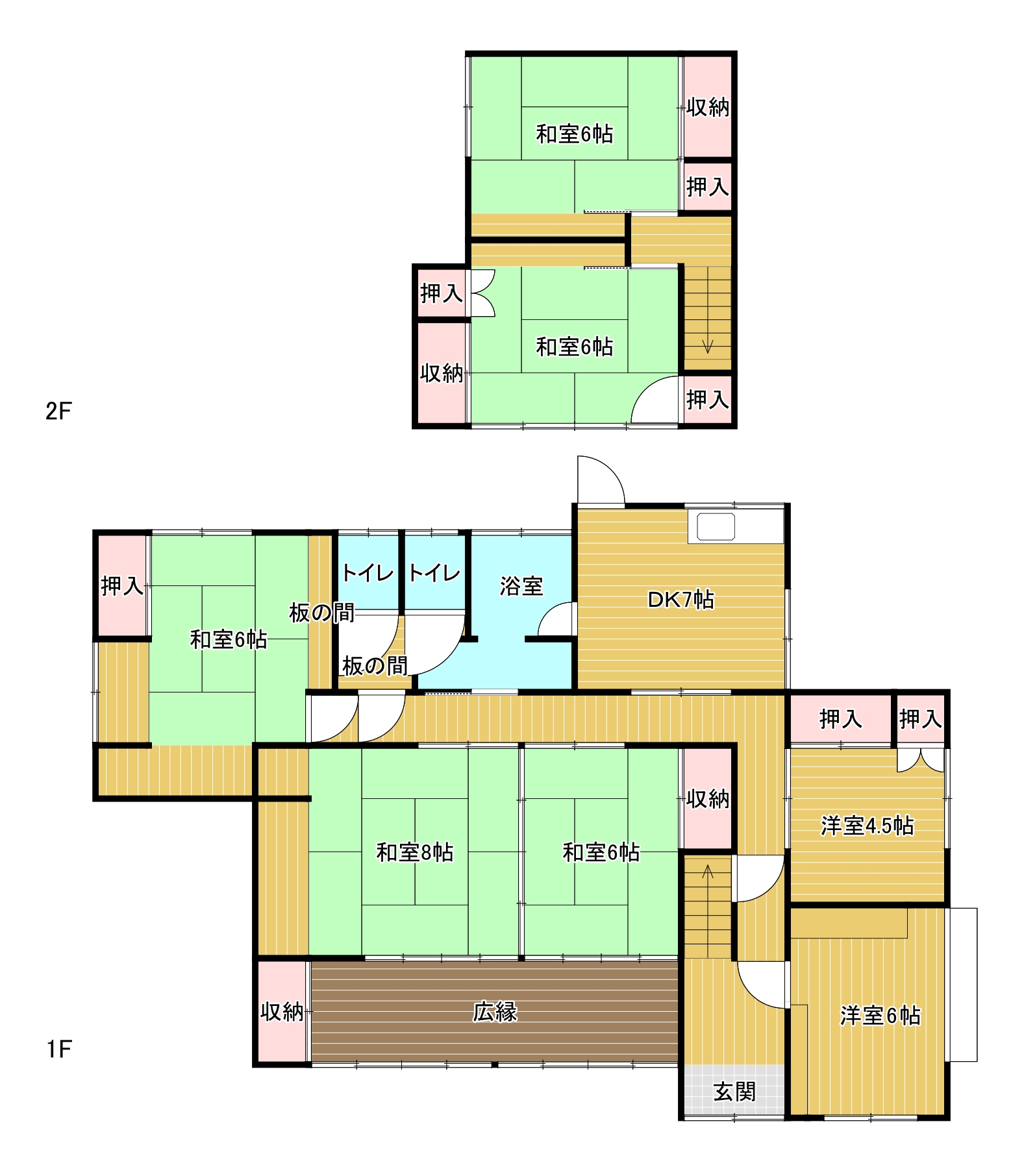 Floor plan for 1960s wood house in Saga