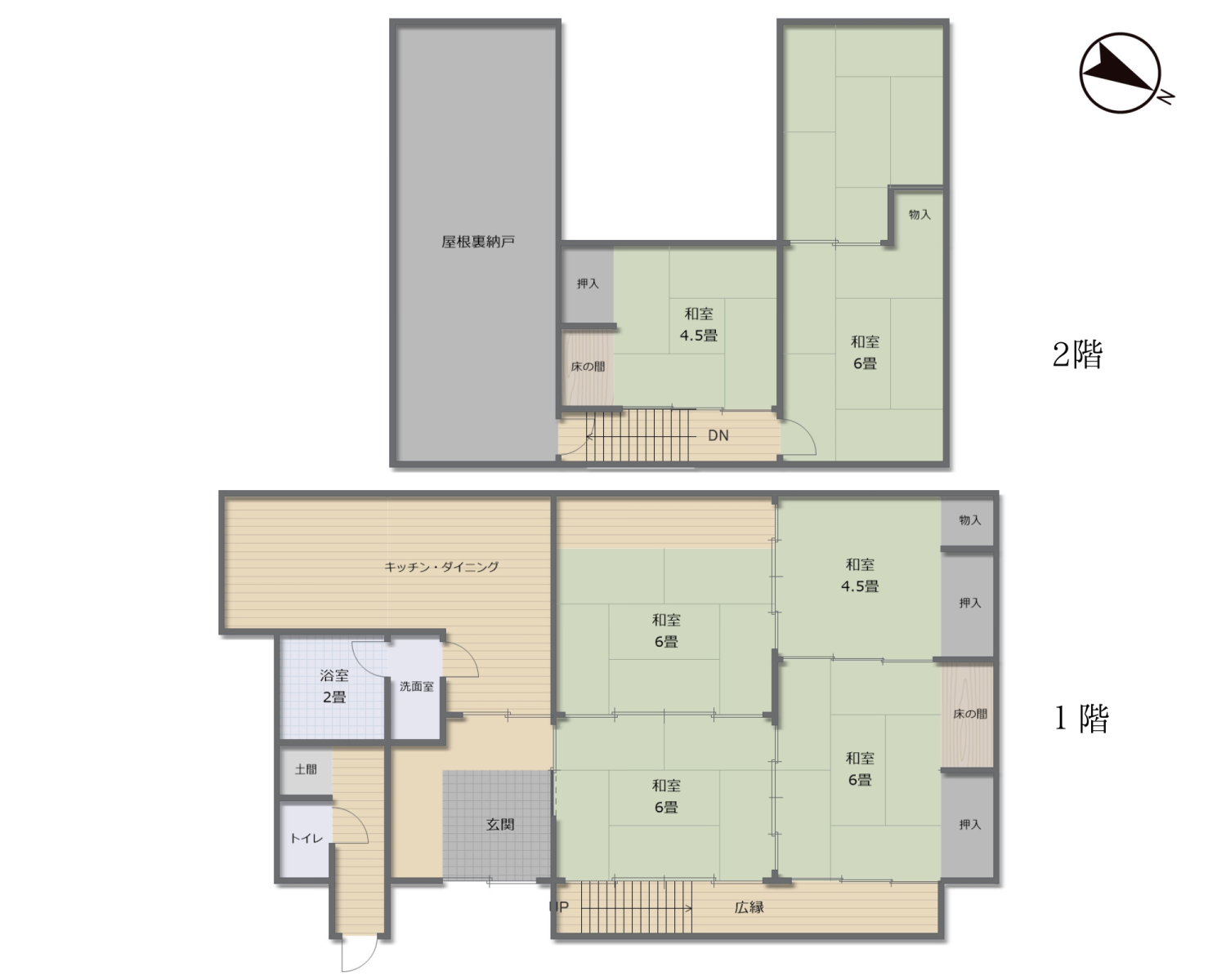 Floor plan for Wood house in Hyogo