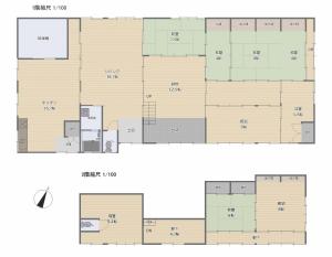 Floor plan for Wood house in Niigata