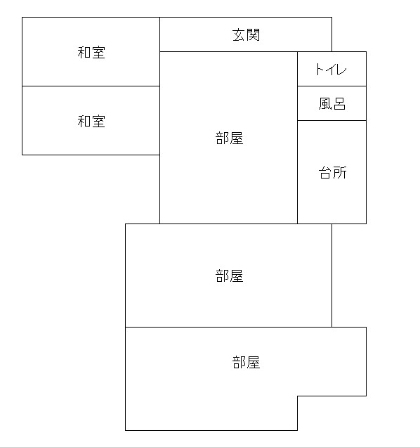 Floor plan for 1960s wood house, 5-min walk to station, Nagano