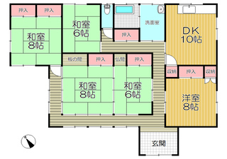 Floor plan for Empty home in Japan