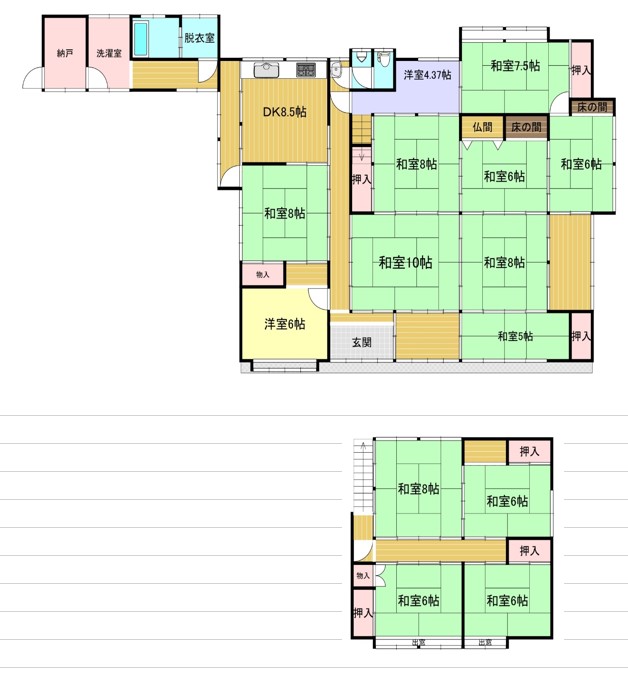 Floor plan for Property in a quiet rural hamlet with spacious grounds and adjacent field