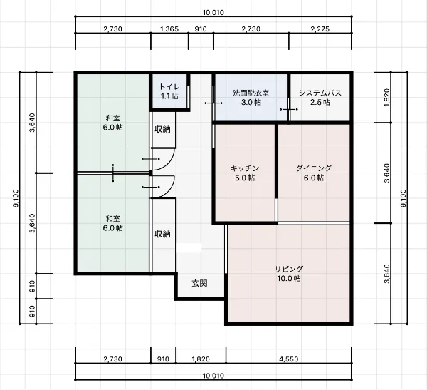 Floor plan for [Detached House] (No. 12) Hiraizumi Town