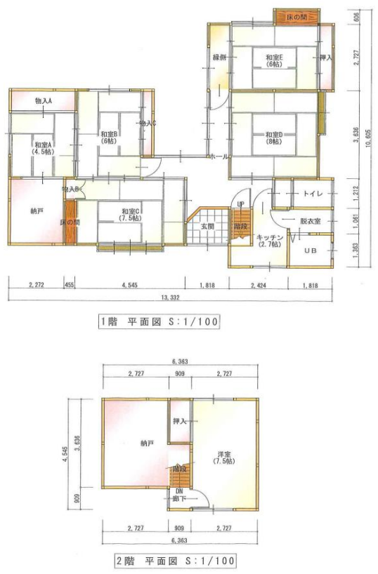Floor plan for Empty home in Japan