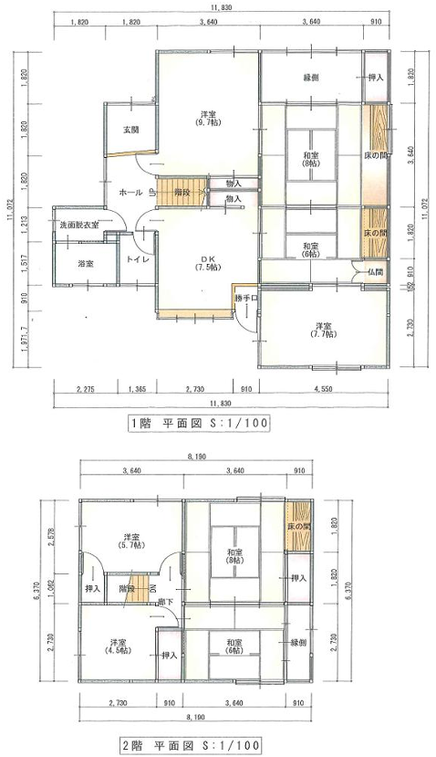 Floor plan for Empty home in Japan