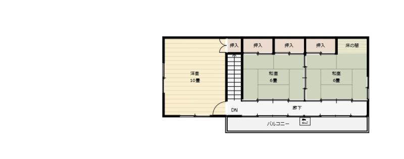 Floor plan for 1980s wood house on a large plot in Iwate