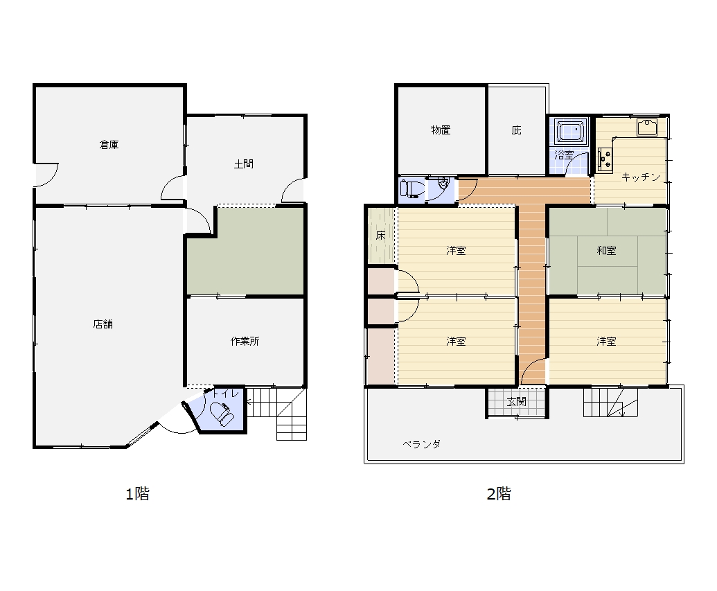 1970s steel-frame house, 15-min walk to station, Mie