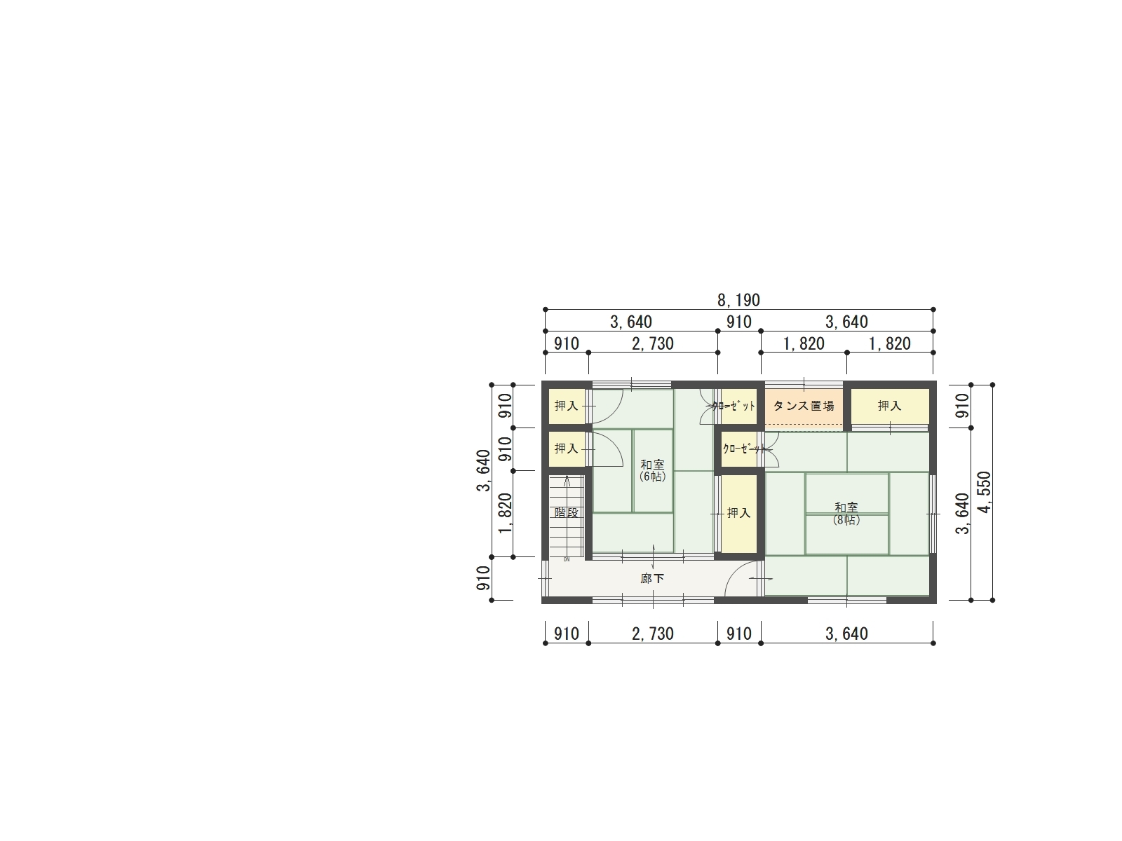 Floor plan for 1980s wood house in Nagano