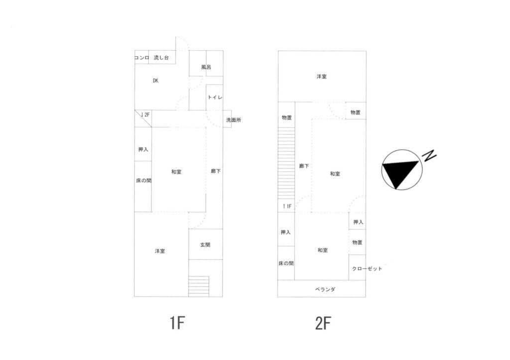 Floor plan for Empty home in Japan