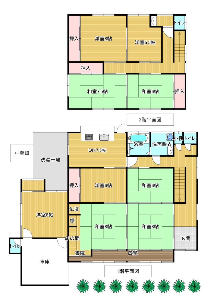Floor plan for 1980s wood house in Miyazu, Kyoto, farmland, approval needed