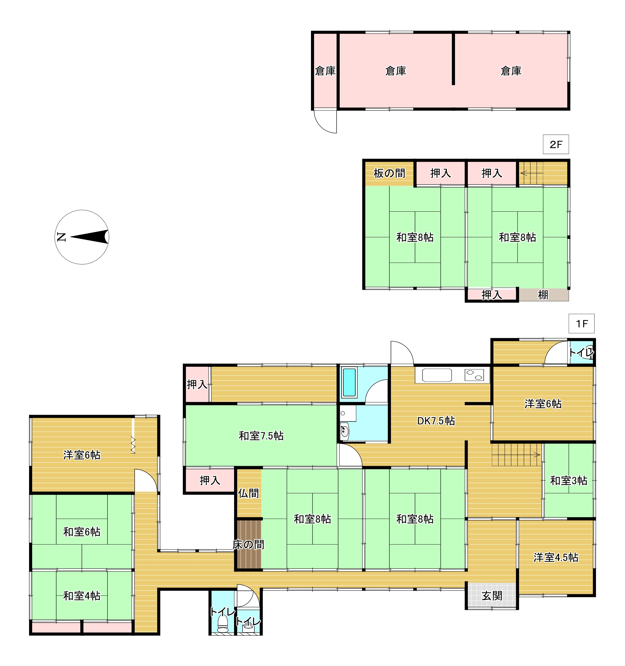 Floor plan for 1920s wood house on a large plot in Saga
