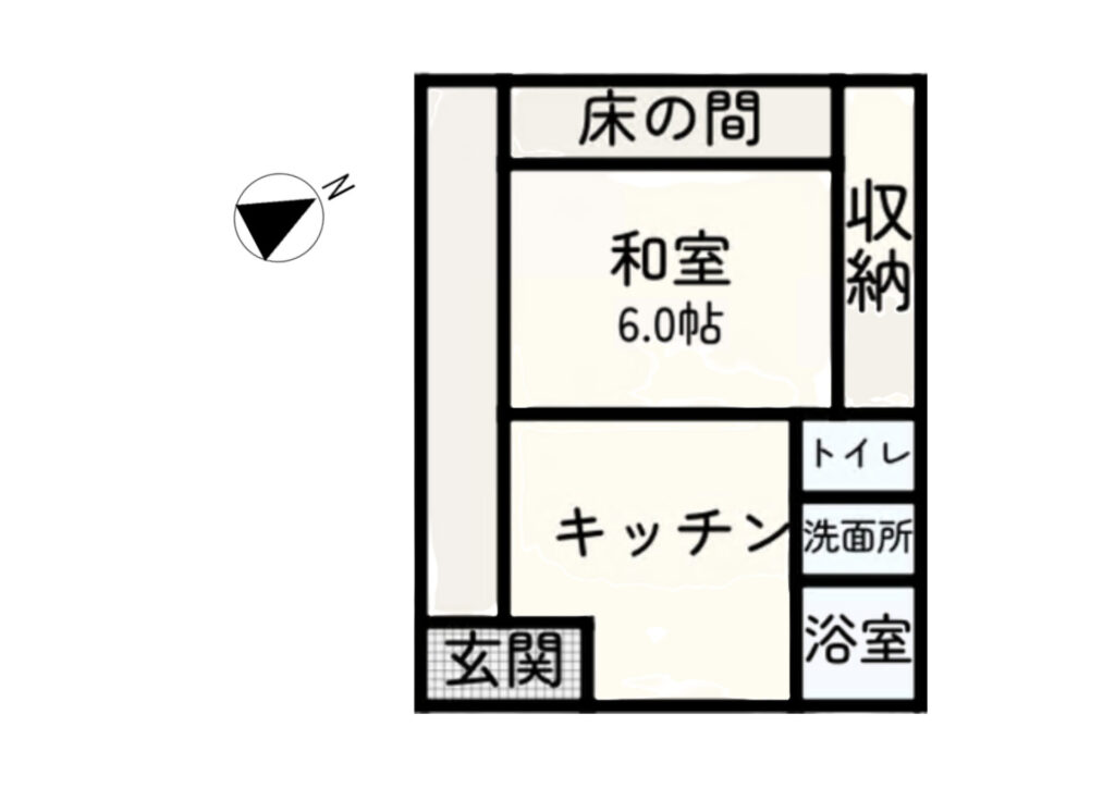 Floor plan for Empty home in Japan