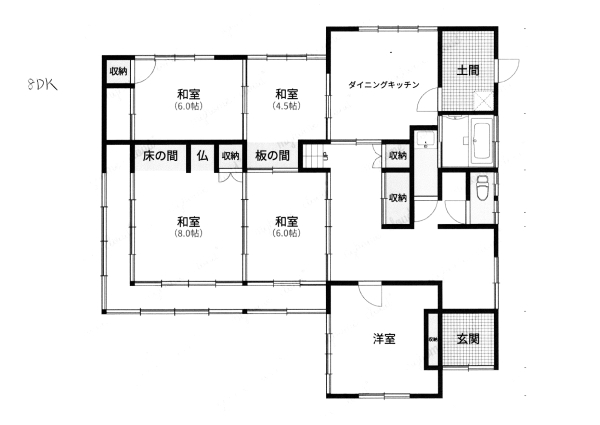 1970s wood house on a large plot in Tottori