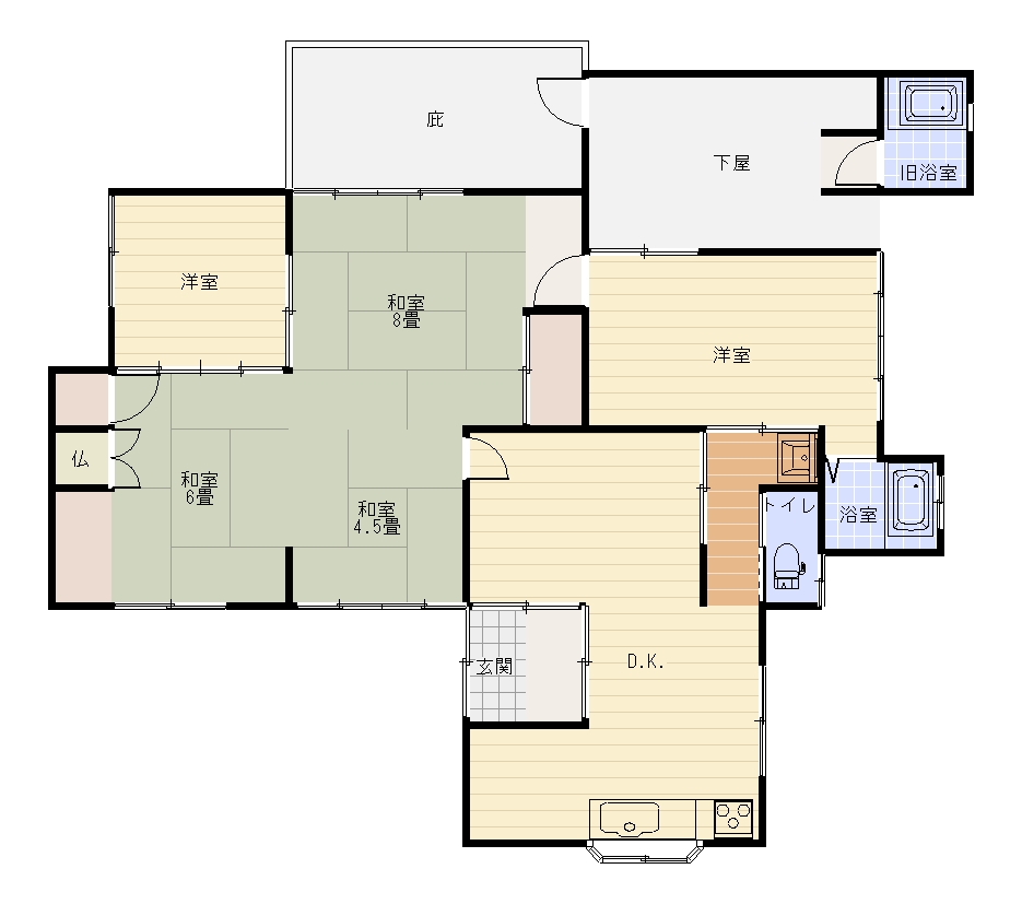 1970s wood house on a large plot in Mie