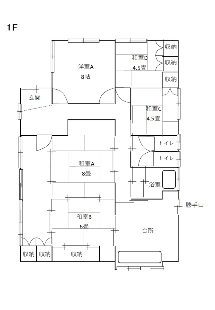 Floor plan for Empty home in Japan