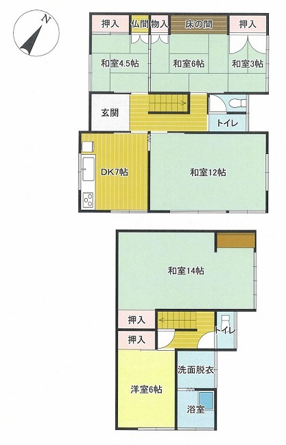 Floor plan for Empty home in Japan