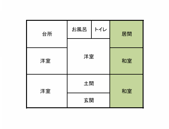Floor plan for House in Kumamoto