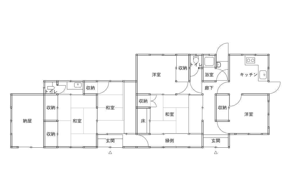 1970s wood house on a large plot in Kagawa