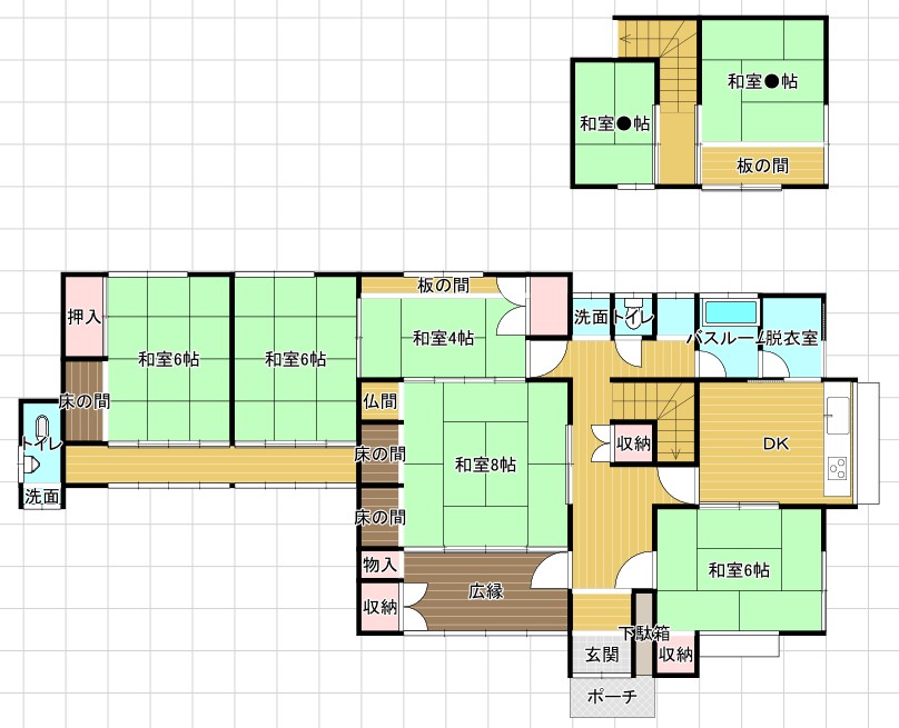 Floor plan for Convenient to Station A-130 and shopping