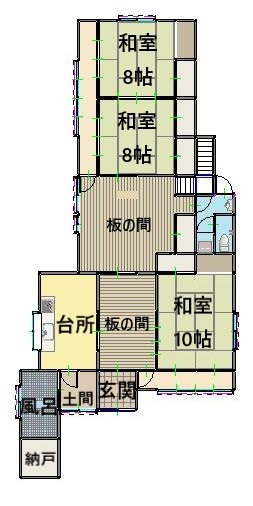 1940s wood house on a large plot in Iwate