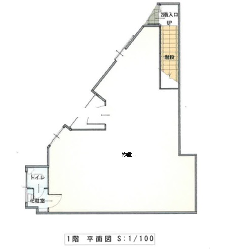 Floor plan for 1970s steel-frame house in Kuji