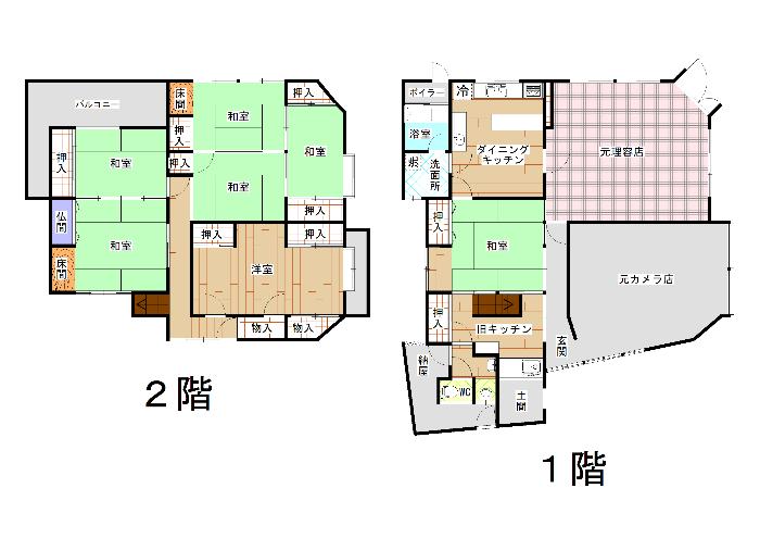 Floor plan for Empty home in Japan