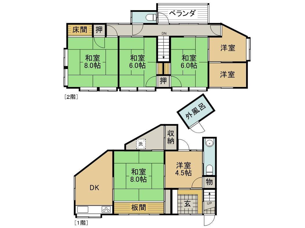 1970s wood house, 11-min walk to station, Nagano