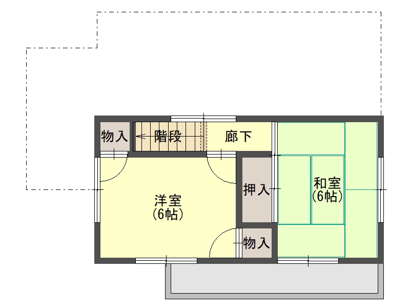 Floor plan for A-115: Natural surroundings, perfect for two people, home vegetable gardening possible