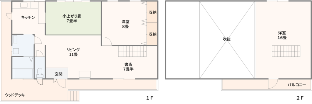 Floor plan for 2010s wood house in Nara