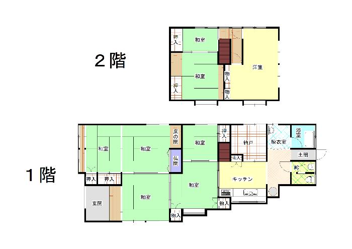 Floor plan for Empty home in Japan