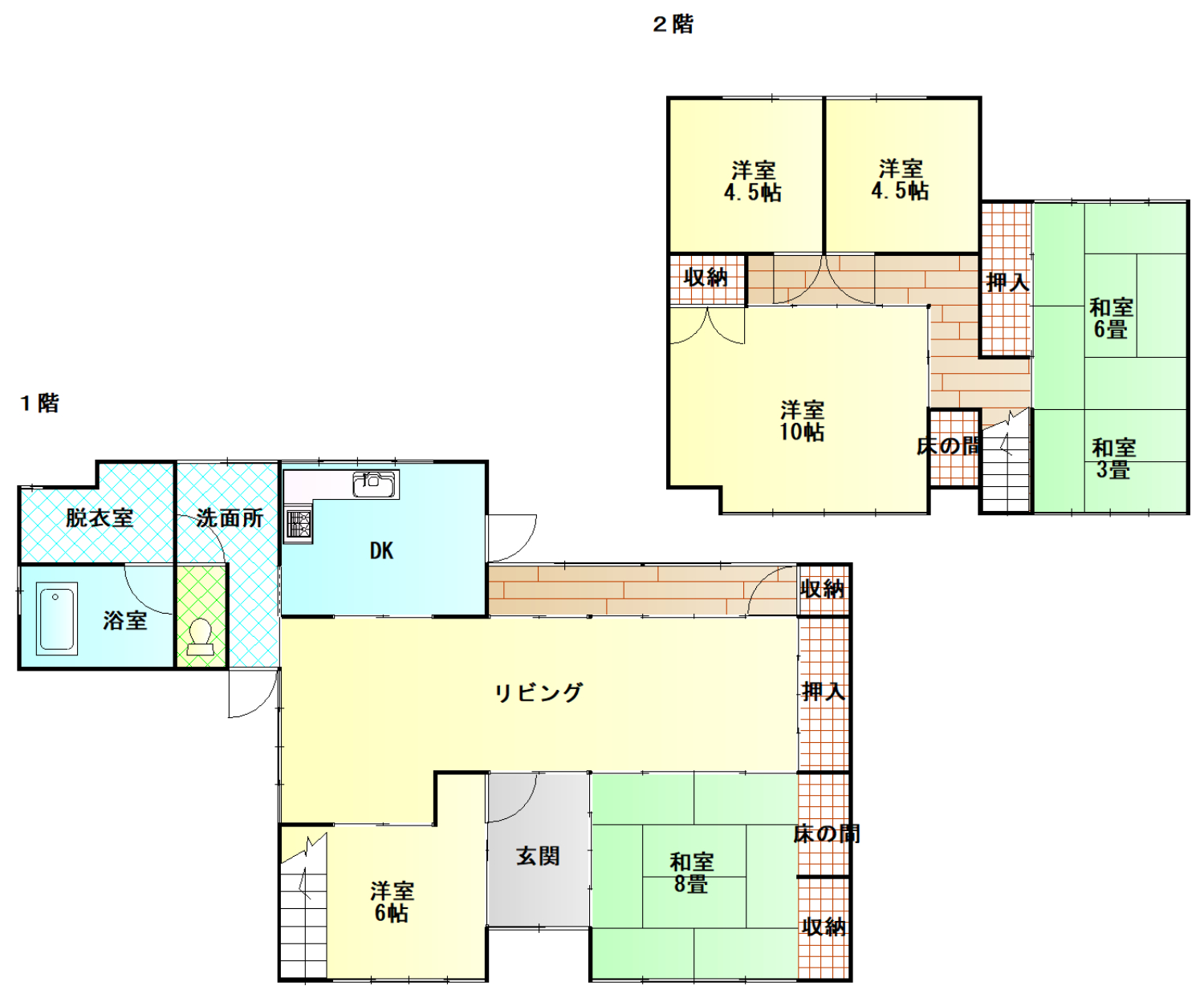Floor plan for House in Matsusaka Kahada