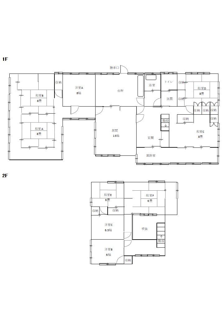Floor plan for Empty home in Japan