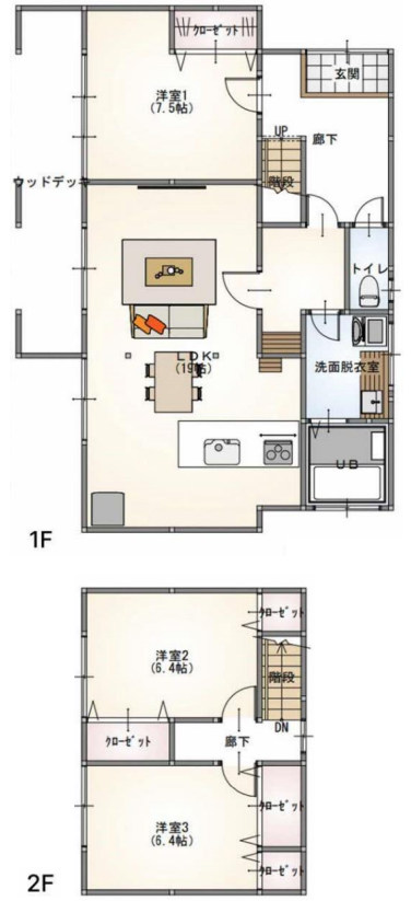 Floor plan for Empty home in Japan