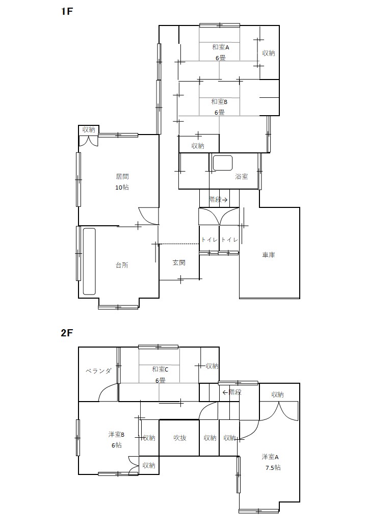 Floor plan for Empty home in Japan
