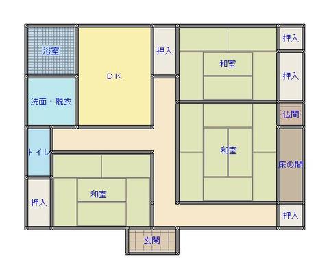 Floor plan for House in Kochi