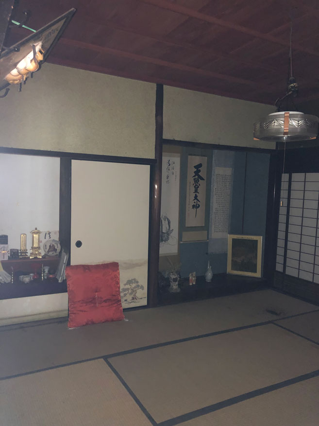 Wood house with storehouses in Miyama, Nantan
