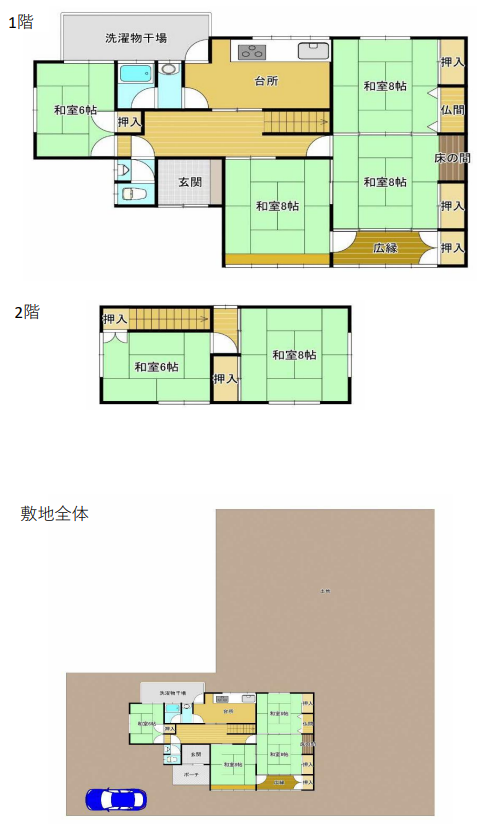 Floor plan for Empty home in Japan