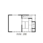 Floor plan for 1980s wood house with outbuildings in Miyama, Nantan